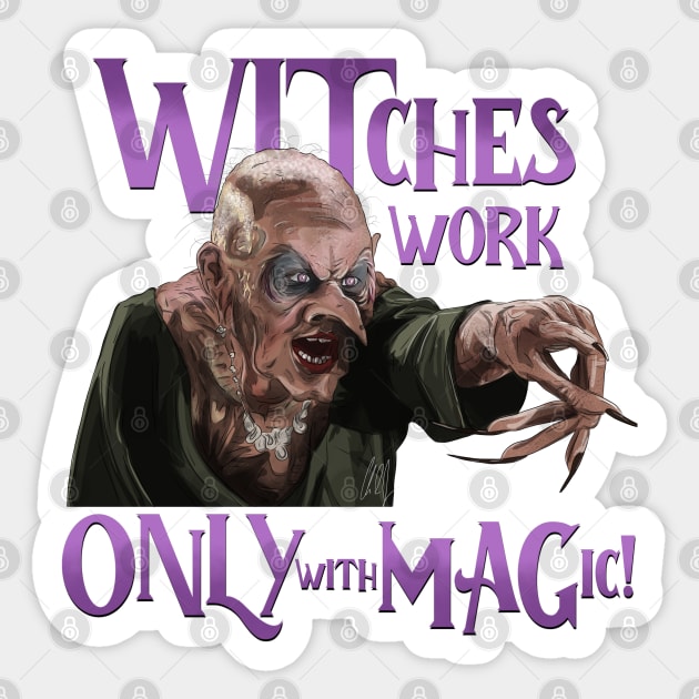 The Witches: WITches work ONLY with MAGic Sticker by 51Deesigns